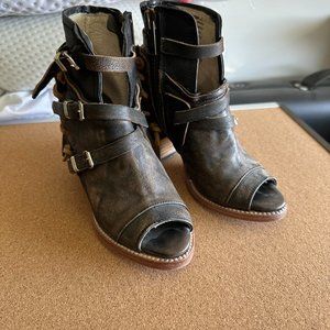 Freebird Carterr Leather Bootie Womens Size 5